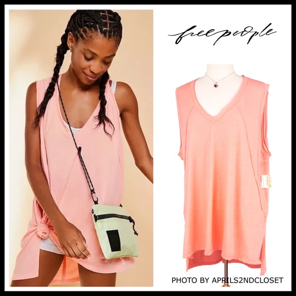 FREE PEOPLE BOHO TUNIC DRESS PULLOVER KNIT TOP V-NECK MINI A2C - Picture 16 of 16